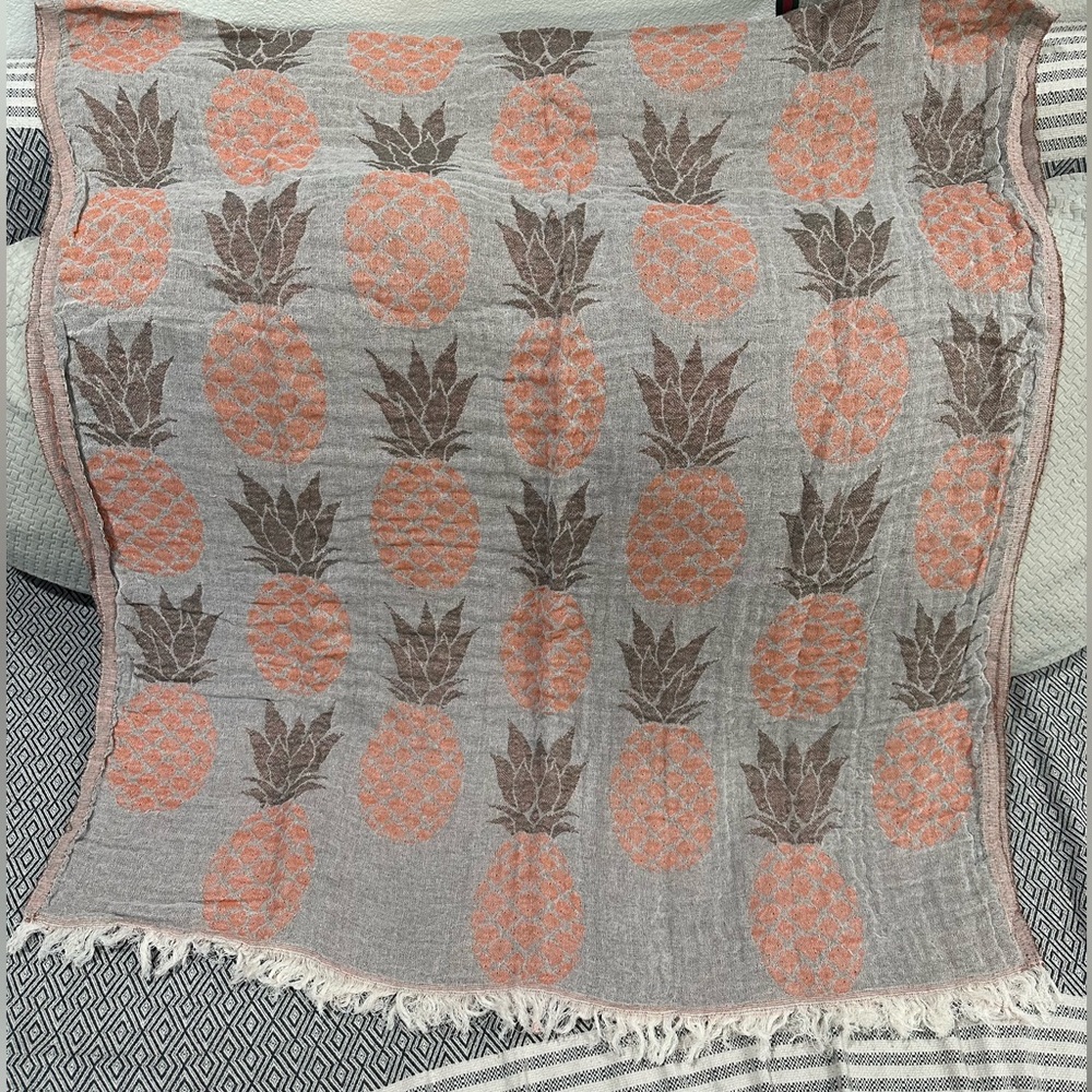 Pineapple beach towel